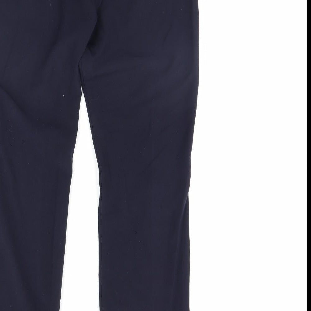 m&s Womens Blue Dress Pants Trousers Size 12 L30 in