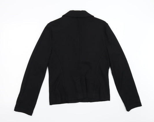 Preworn Womens Black Jacket Blazer Size S