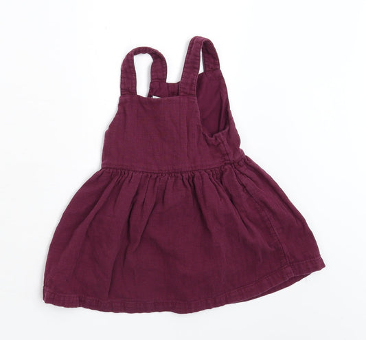 TU Girls Purple Corduroy Fit & Flare Size 18 Months