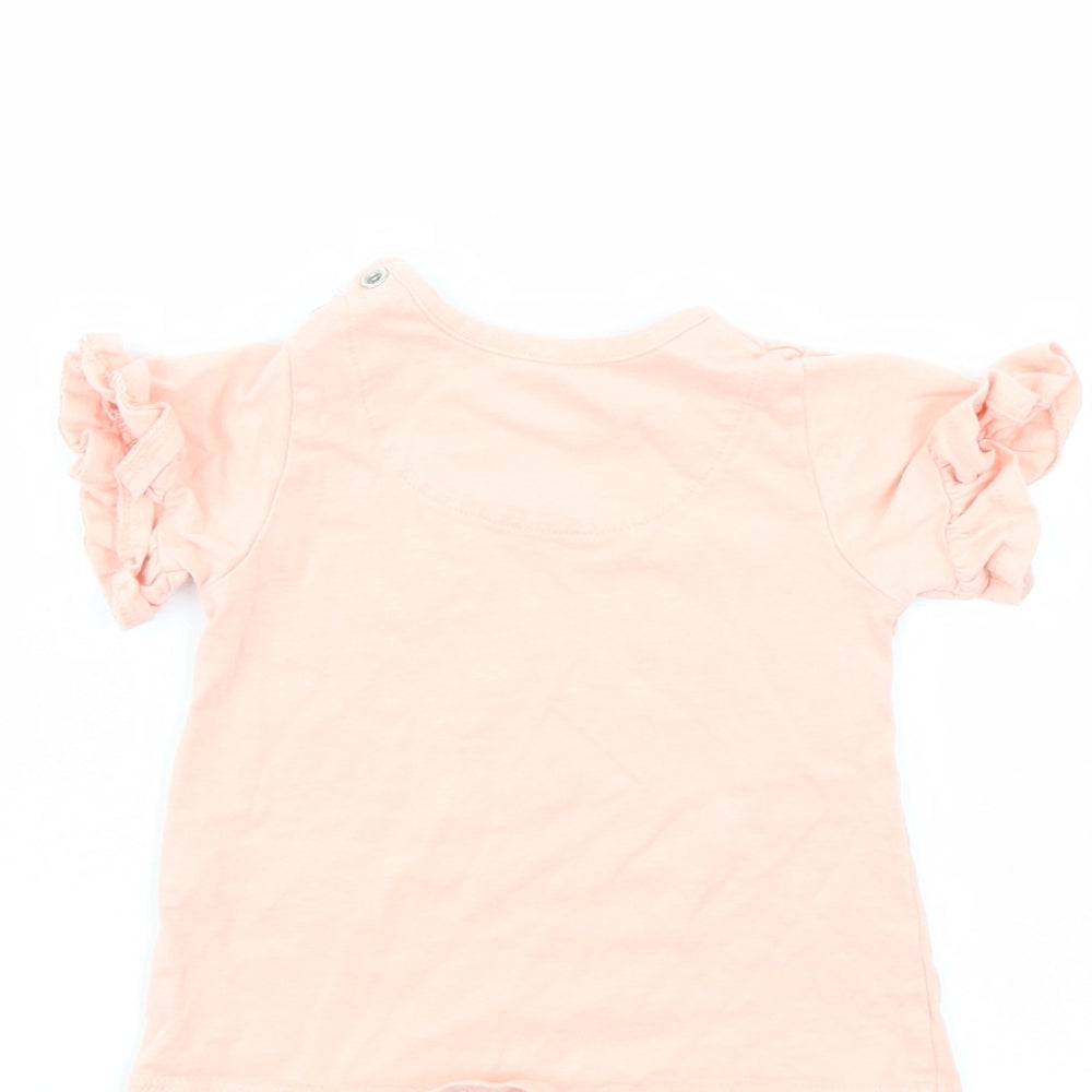 Nutmeg Girls Pink Basic T-Shirt Size 3-6 Months