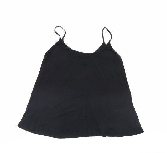 Quiz Womens Black Basic Tank Size 14