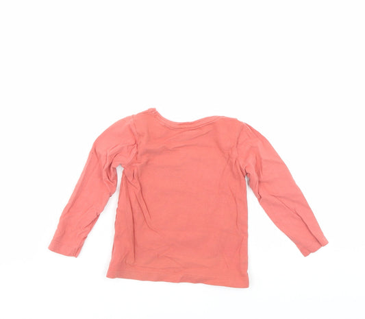 M&Co Boys Red Pullover Jumper Size 12-18 Months