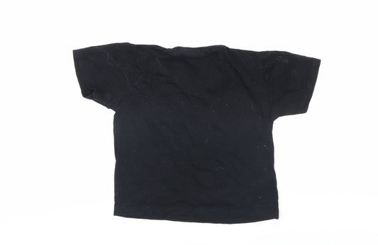 Boronia Boys Black Basic Polo Size 6 Years