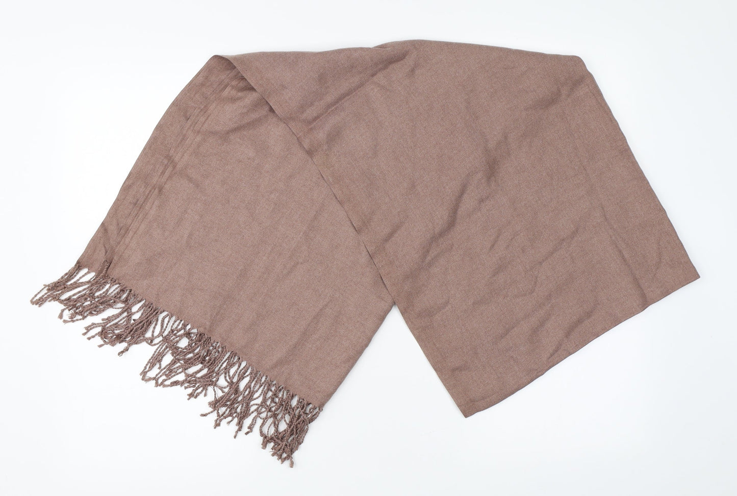 Preworn Unisex Brown Scarf