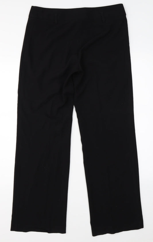 NEXT Womens Black Dress Pants Trousers Size 12 L30 in