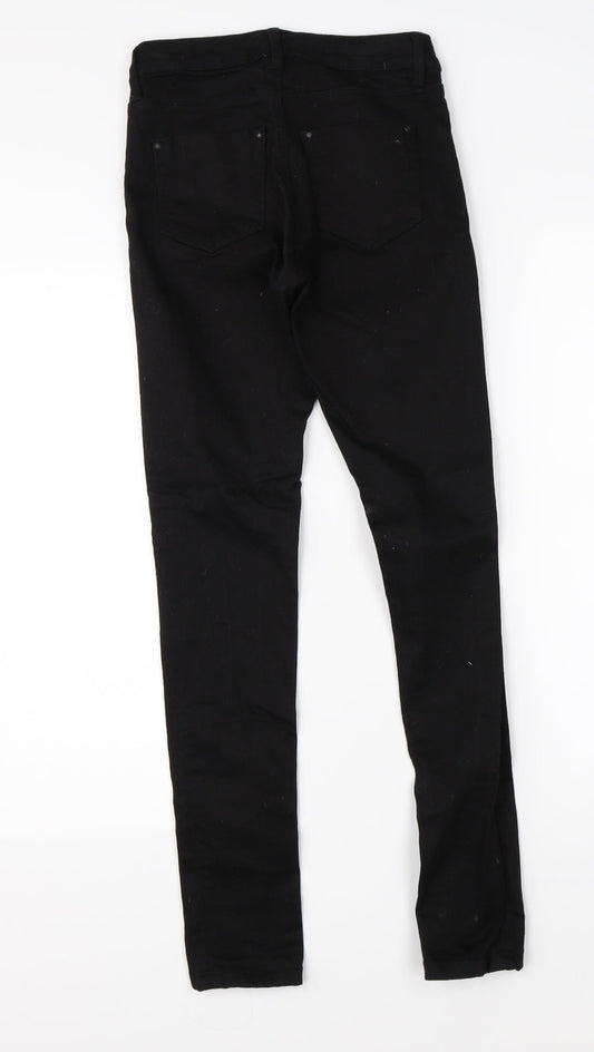 Wear Denim Womens Black Denim Straight Jeans Size 8 L28 in