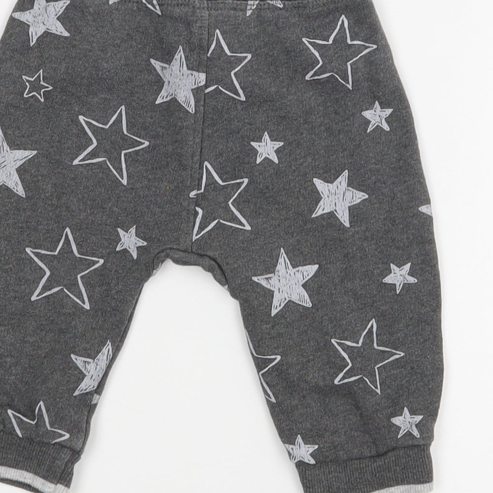 George Baby Grey Track Pants Trousers Size 3-6 Months