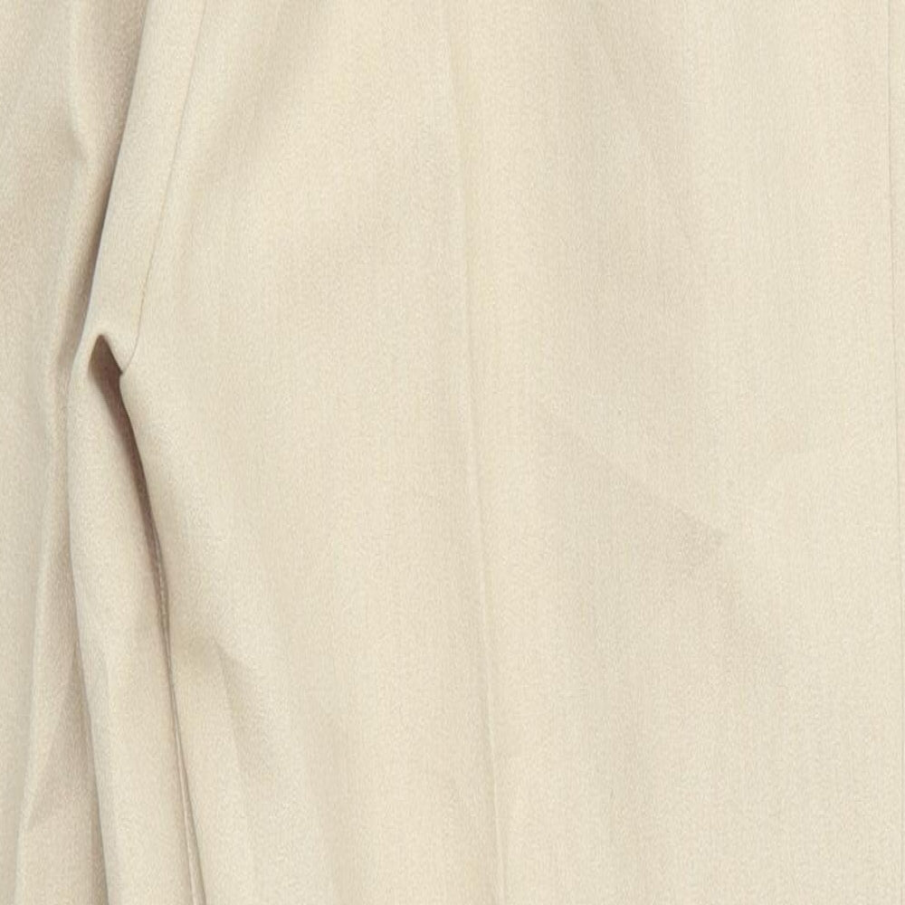 Berkerex Womens Beige Trousers Size 14 L27 in