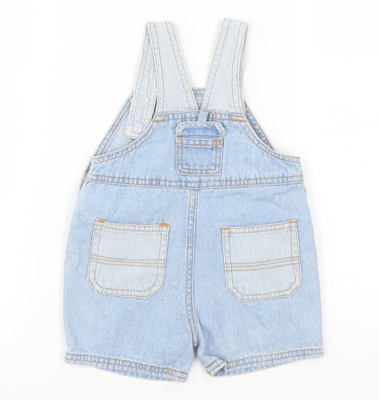 Early Days Baby Blue Denim Dungaree One-Piece Size 6-9 Months