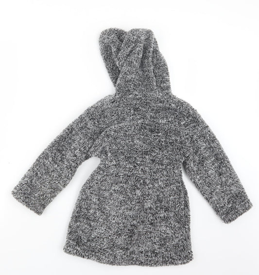 Matalan Boys Grey Geometric Robe Size 4 Years