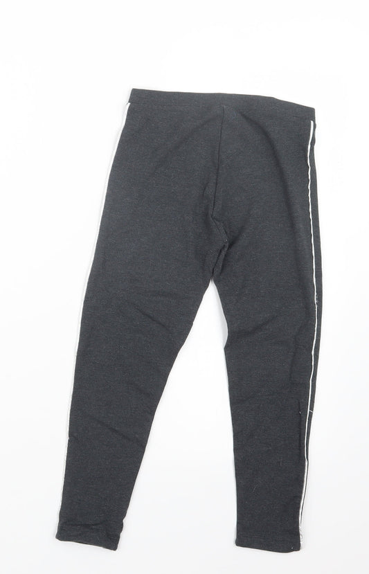 NEXT Girls Grey Capri Trousers Size 8 Years