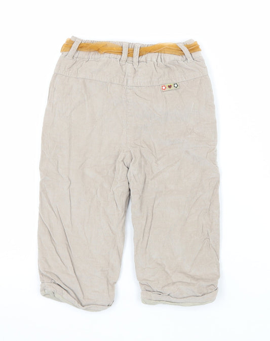 TU Girls Brown Trousers Size 12-18 Months
