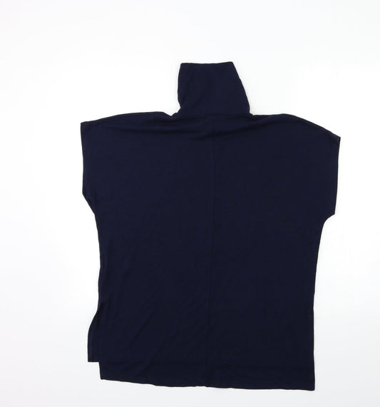 Warehouse Womens Blue Knit Pullover Jumper Size 8