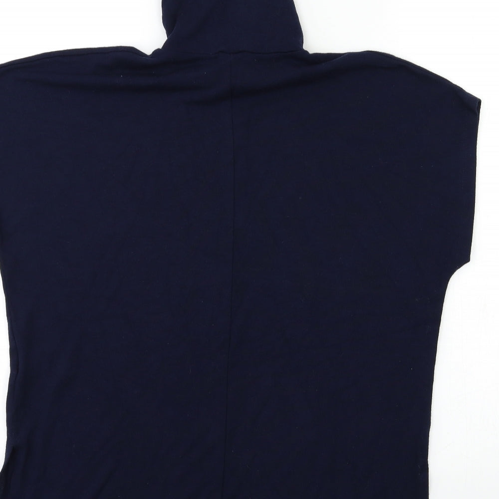 Warehouse Womens Blue Knit Pullover Jumper Size 8