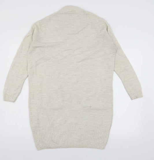 Miss Selfridge Womens Ivory Knit Pullover Jumper Size 6
