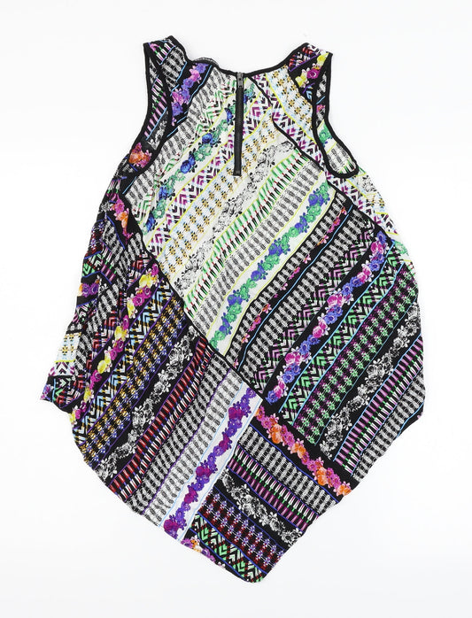 Warehouse Womens Multicoloured Floral Basic Tank Size 10