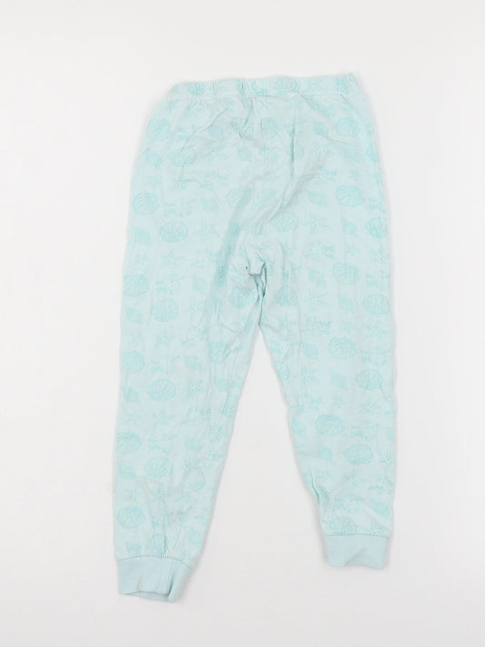 George Girls Black Geometric Jersey Capri Pyjama Pants Size 3-4 Years - Shells