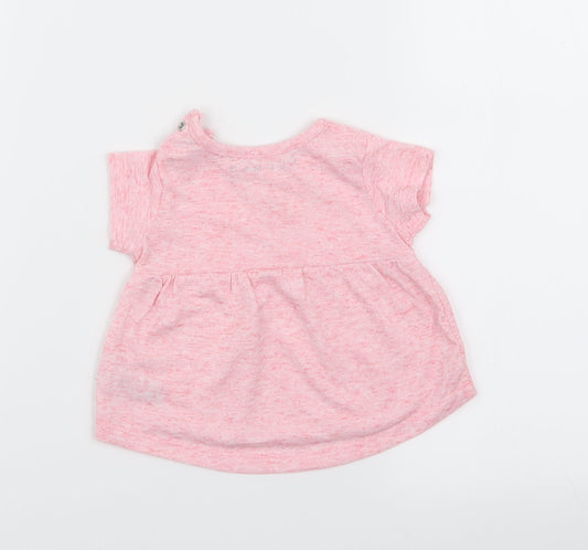 Nutmeg Girls Pink T-Shirt Dress Size 0-3 Months