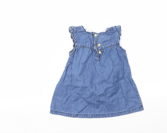 H&M Girls Blue Fit & Flare Size 3-6 Months