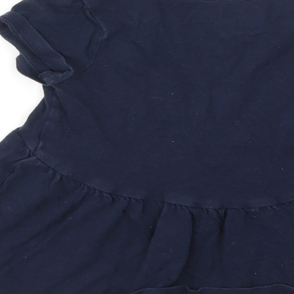 Gap Girls Blue Basic T-Shirt Size 2 Years