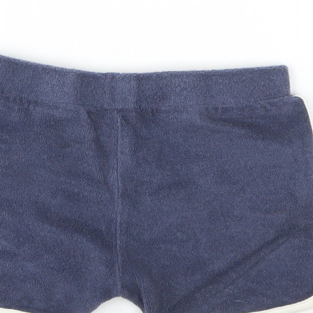 M&S Boys Blue Capri Trousers Size 9-12 Months