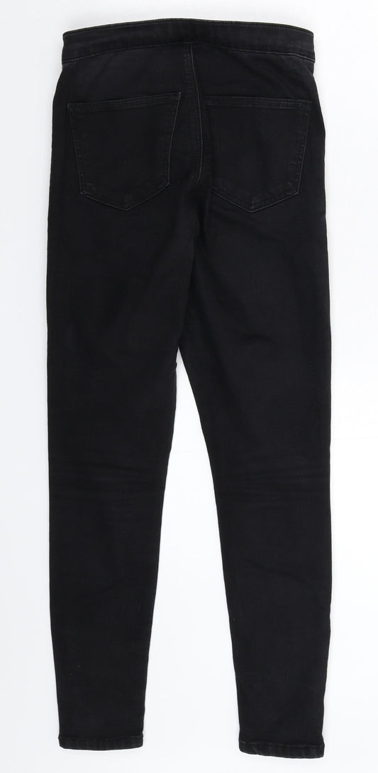 Topshop Womens Black Denim Jegging Jeans Size 26 in L25 in