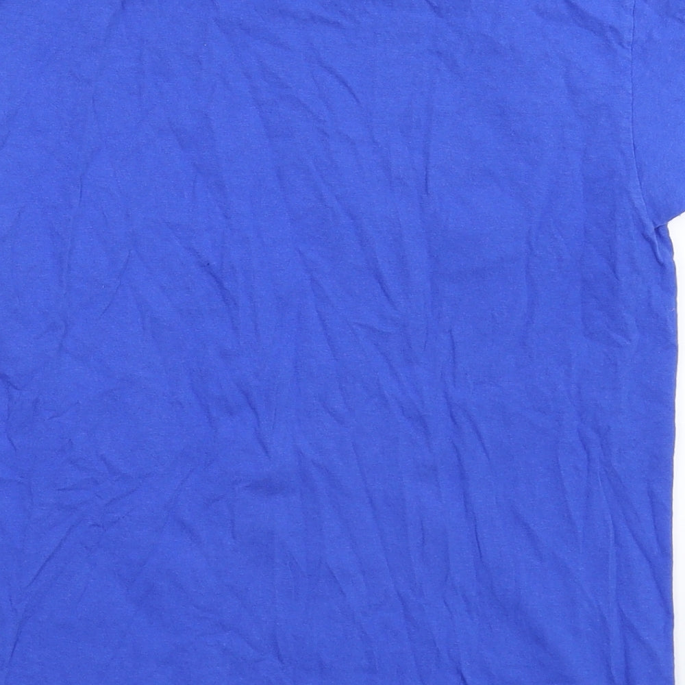 Preworn Boys Blue Basic T-Shirt Size 10-11 Years