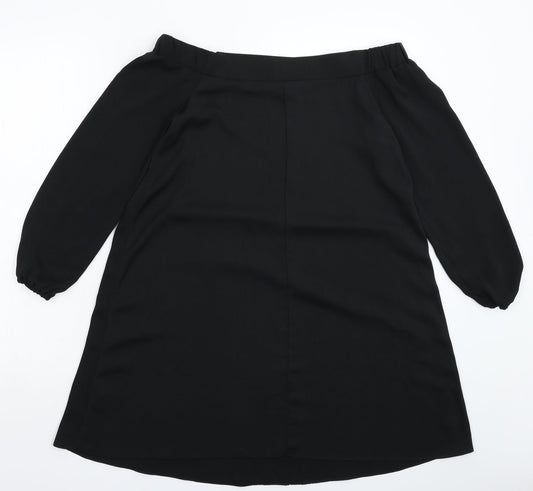 River Island Womens Black Basic Blouse Size 6