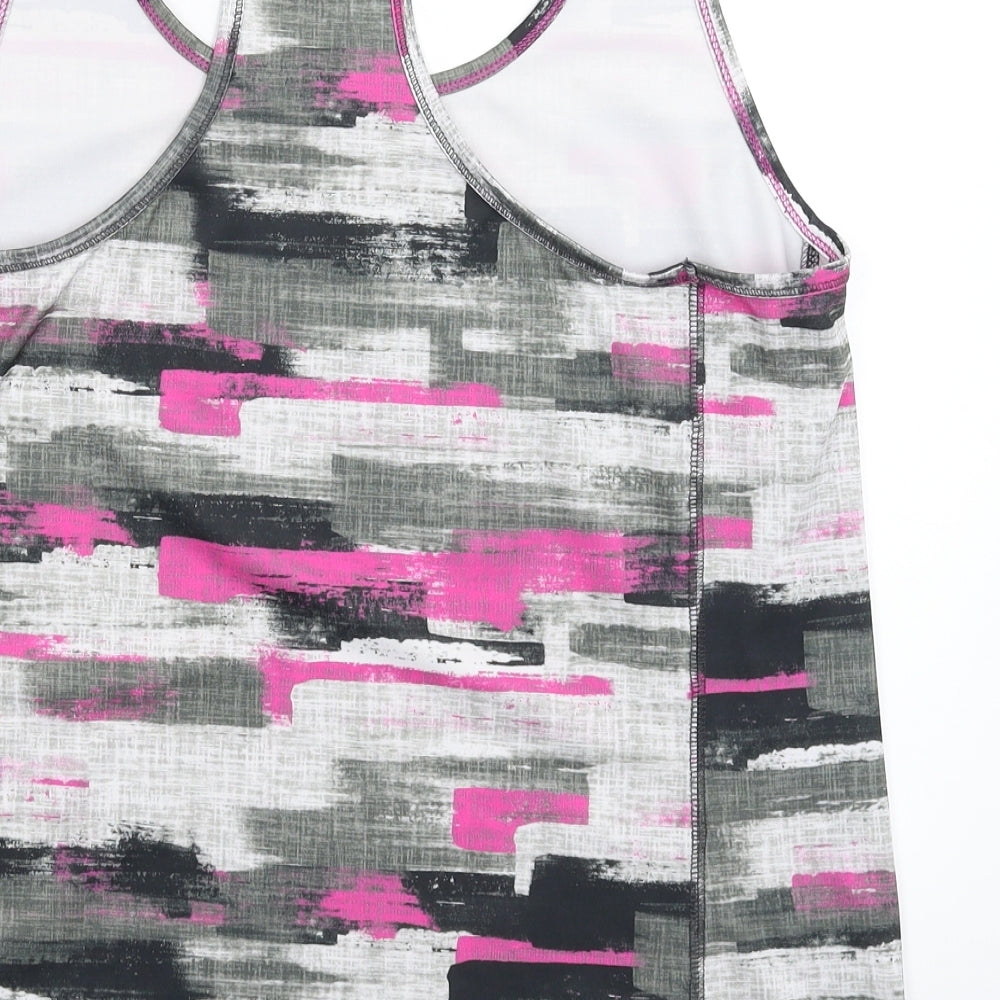 Papaya Womens Multicoloured Geometric Jersey Tank Size L