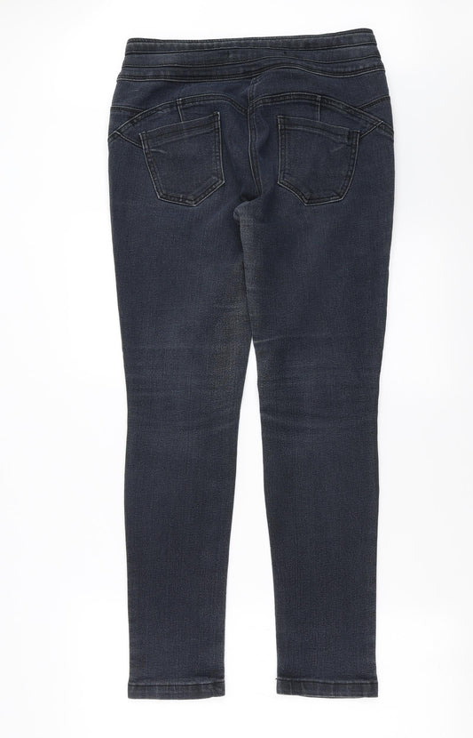 Tesco Womens Blue Denim Skinny Jeans Size 12 L29 in