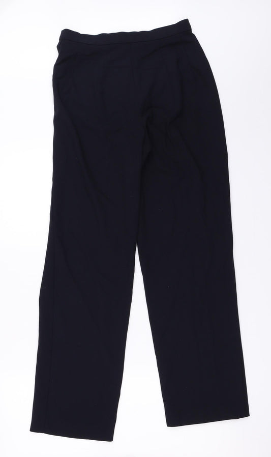Marks and Spencer Womens Blue Trousers Size 10 L29 in