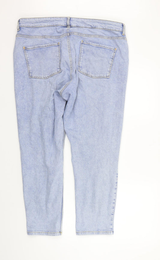 Dorothy Perkins Mens Blue Straight Jeans Size 18 L25 in