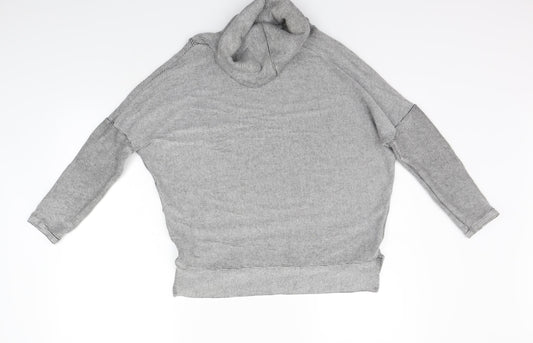 Atmospshere Womens Grey Striped Pullover Jumper Size 8