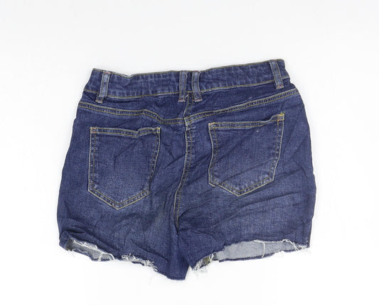 Candy Womens Blue Cut-Off Shorts Size 12