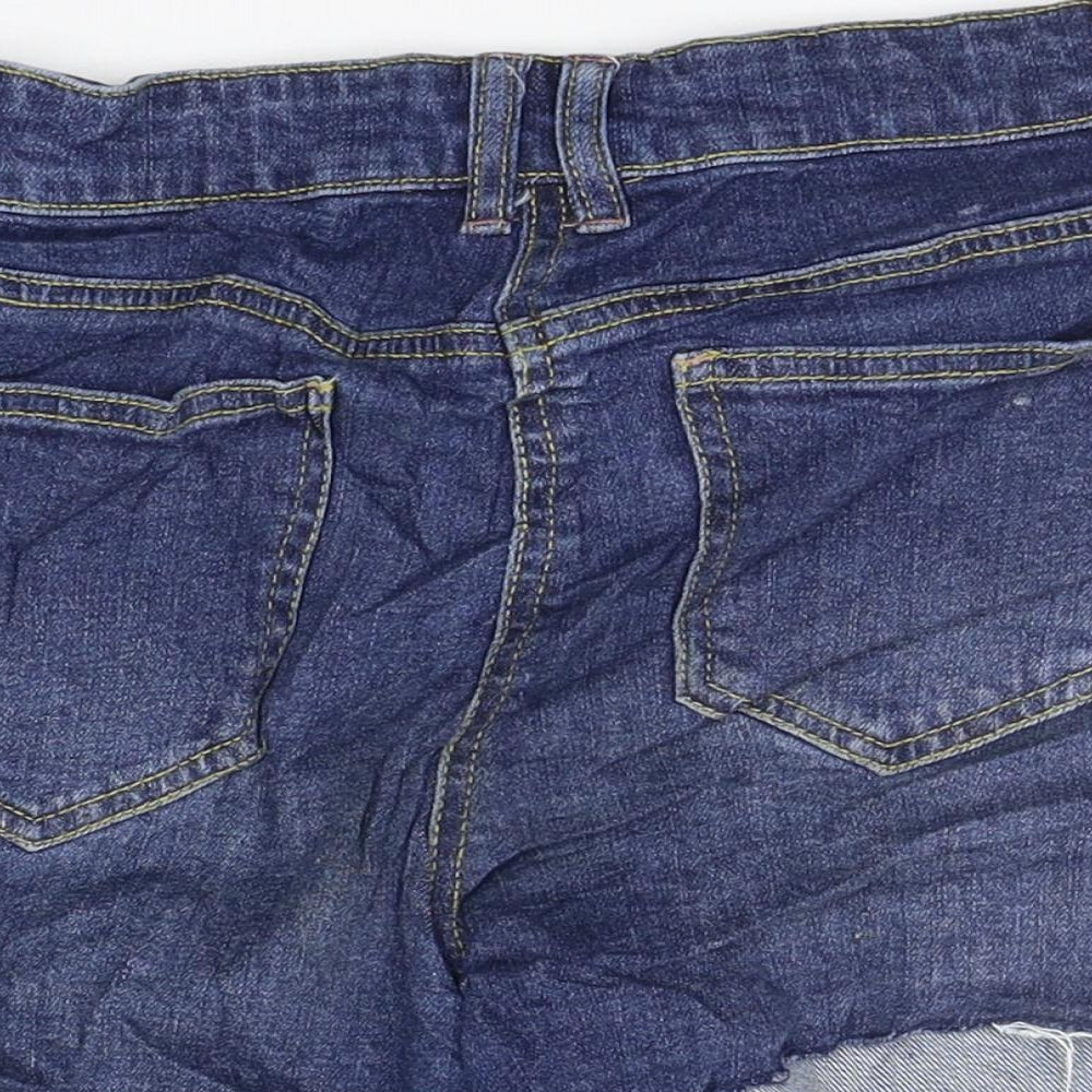 Candy Womens Blue Cut-Off Shorts Size 12