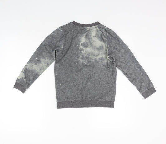 TU Girls Grey Pullover Jumper Size 8 Years