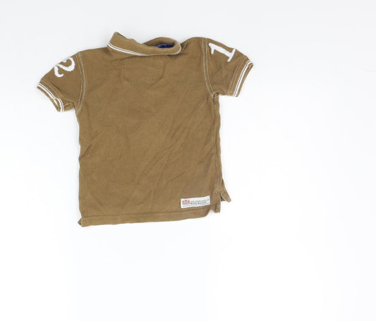 NEXT Boys Brown Basic Polo Size 12-18 Months