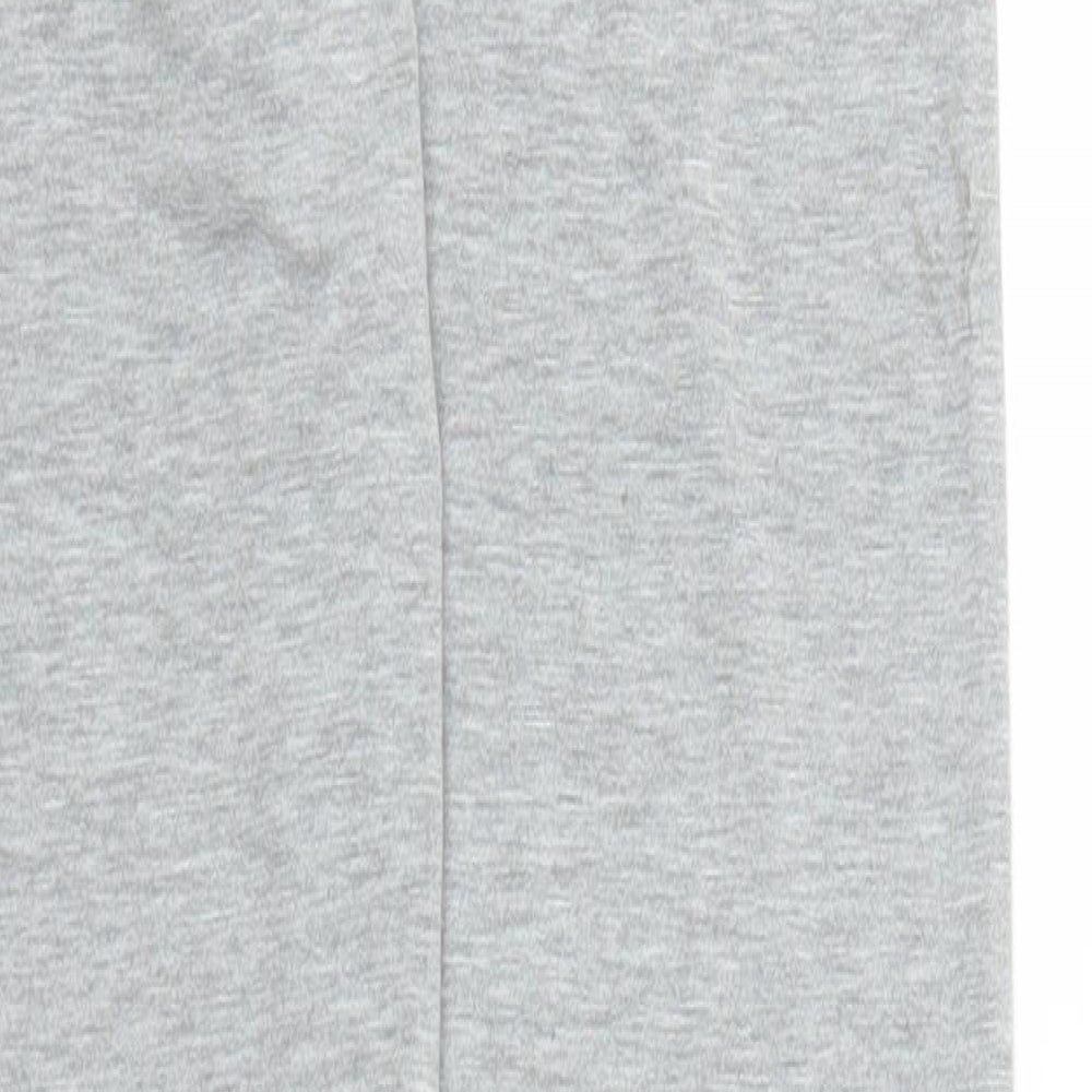 Brand and care label for I SAW IT FIRST women’s grey carrot leggings, size UK 10, 24-inch leg
