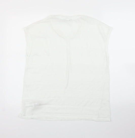 NEXT Womens White Basic Blouse Size 16