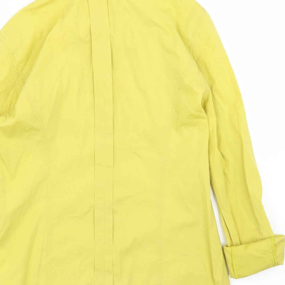 Calvin Klein Jeans Womens Yellow Basic Blouse Size S