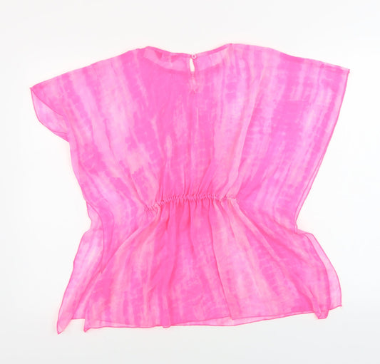 YD Girls Pink Basic Blouse Size 8-9 Years