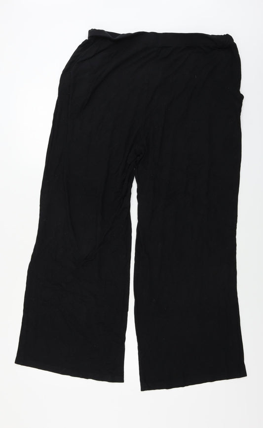 CAPSULE Womens Black Trousers Size 18 L25 in