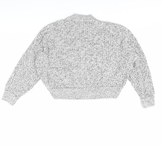 New Look Womens Grey Pullover Jumper Size L