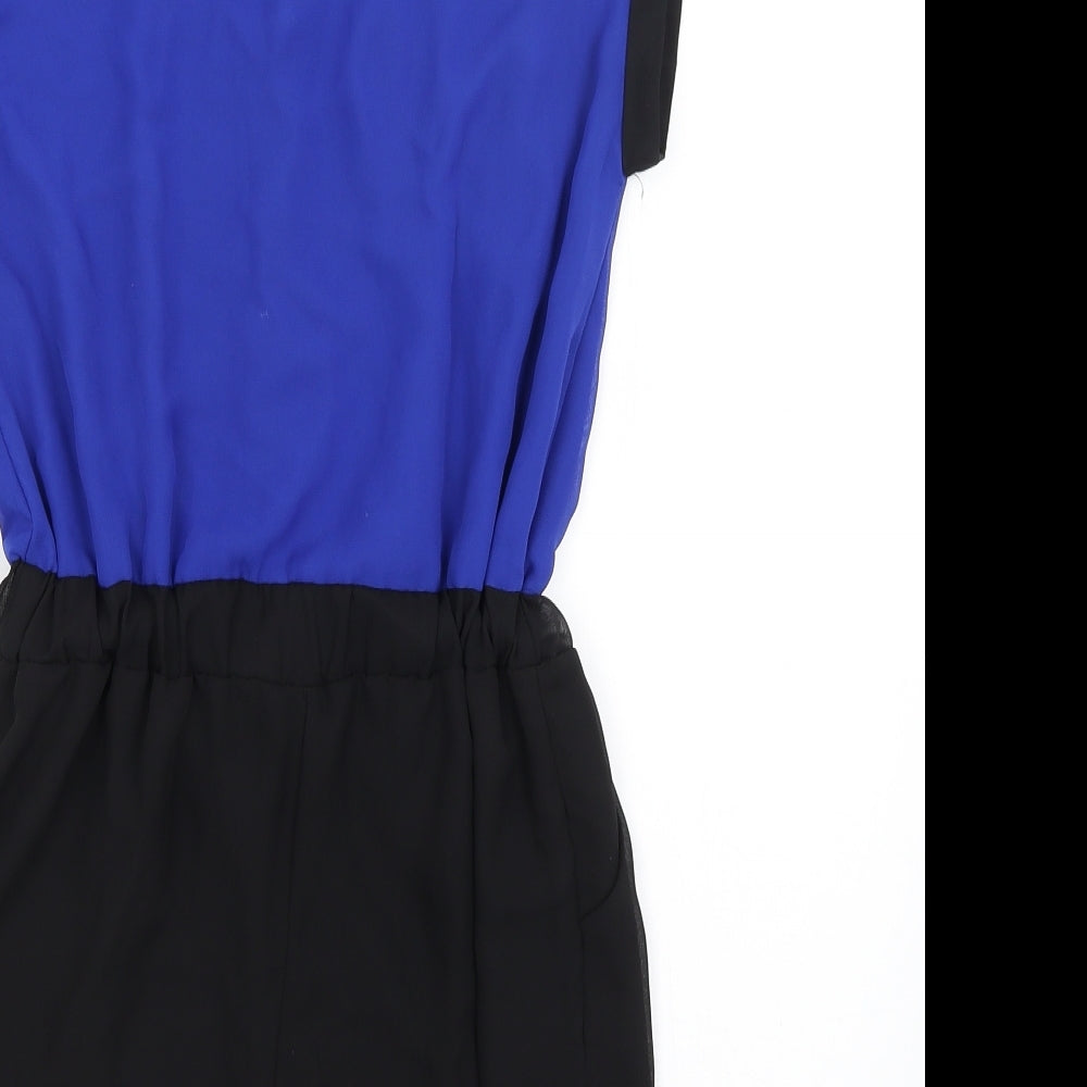 Candy Couture Girls Blue Romper One-Piece Size 12-13 Years