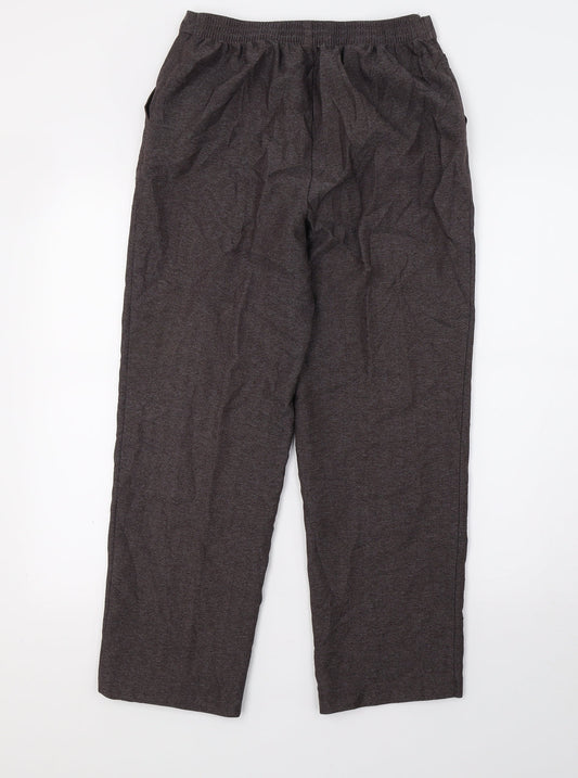 Marks and Spencer Womens Purple Trousers Size 10 L26 in