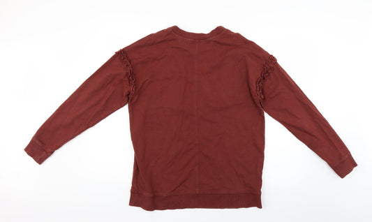 NEXT Womens Brown Henley Jumper Size 10