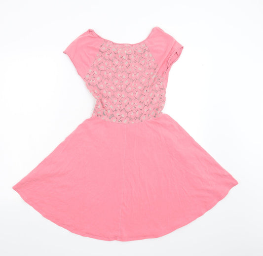 Hollister Womens Pink   Fit & Flare
