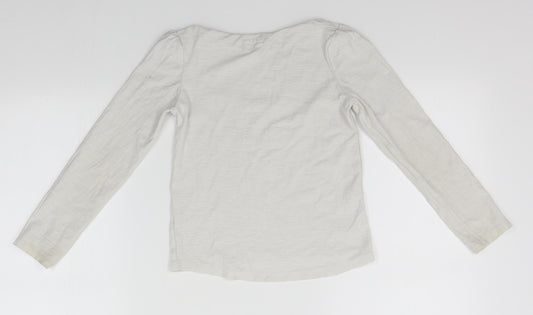 TU Girls Grey Basic T-Shirt Size 8 Years