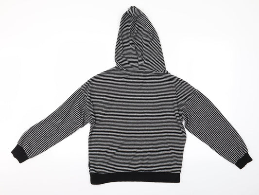Love Lounge Womens Multicoloured Striped Pullover Hoodie Size XS