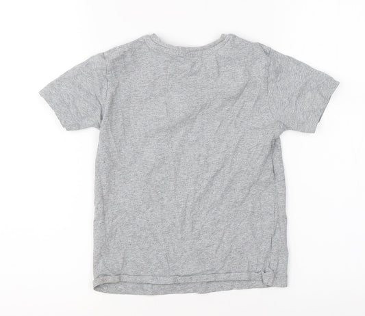 Primark Boys Grey Basic T-Shirt Size 5-6 Years - dance floss